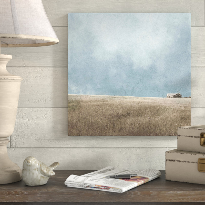 «After The Storm Blue Sky», reproduction, H 18 po x l 18 po x P 1 po, Toile tendue