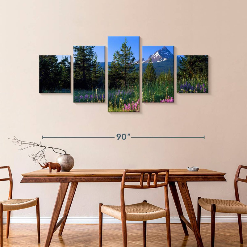 Mount Washington Flower Field, 42" H x 92" W