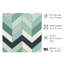 Motif abstrait chevron abstrait III, reproduction d'art non encadrée-1224830286