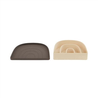 Rainbow Silicone Appetizer Plate
