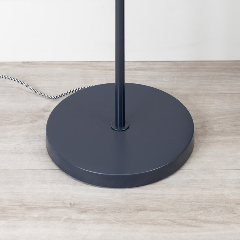Riekele 158cm Traditional Floor Lamp, Yes, Dark Navy