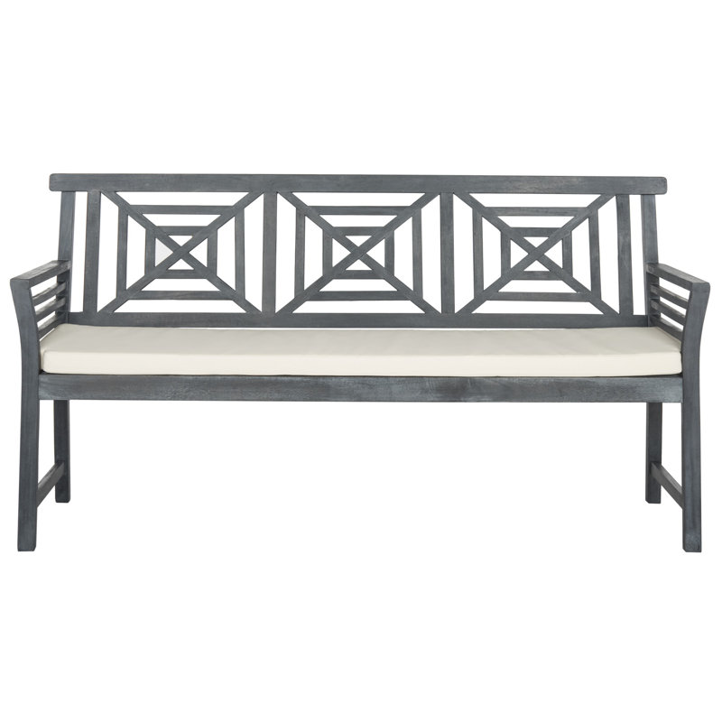 Banc de jardin en bois Garrity, Beige
