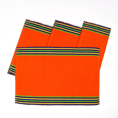 Cotton Striped Rectangle Placemat