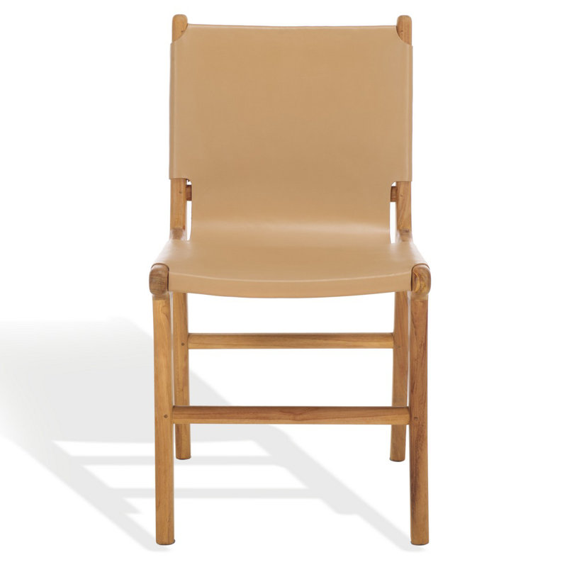 Cassaphina Leather Dining Chair, Tan