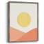 Simple Boho Sun II, reproduction encadrée - bois massif-1790124443
