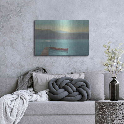 «Zen Canoe II» par James Wiens, art mural en métal