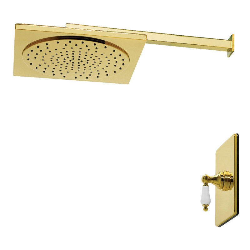 Robinet de douche Kingston, Noir mat