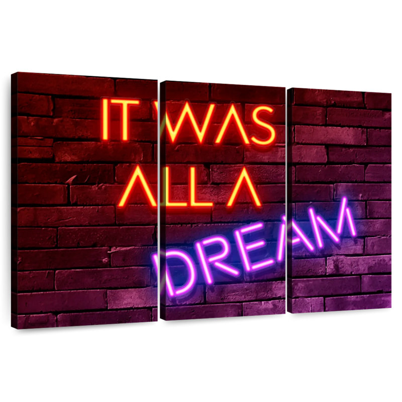 Tergel It Was Always A Dream, H 48 po x l 74 po