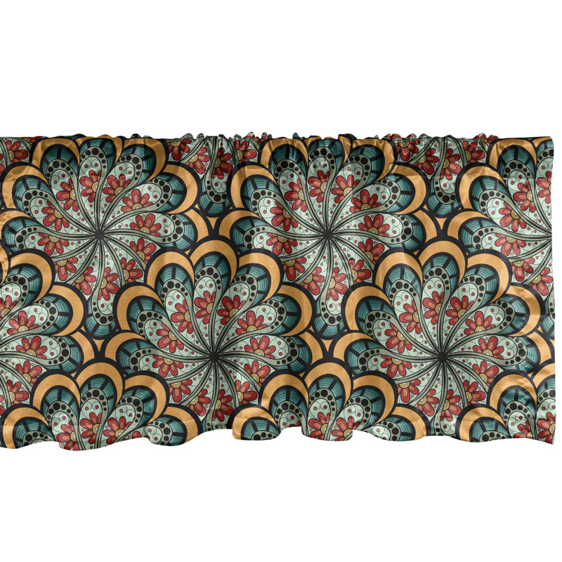 Ensemble de 2 cantonnières Ambesonne Paisley, L 54 po x L 12 po