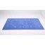 Tapis rectangulaire bleu marine en polyester tissé à la machine Shriram-758850408