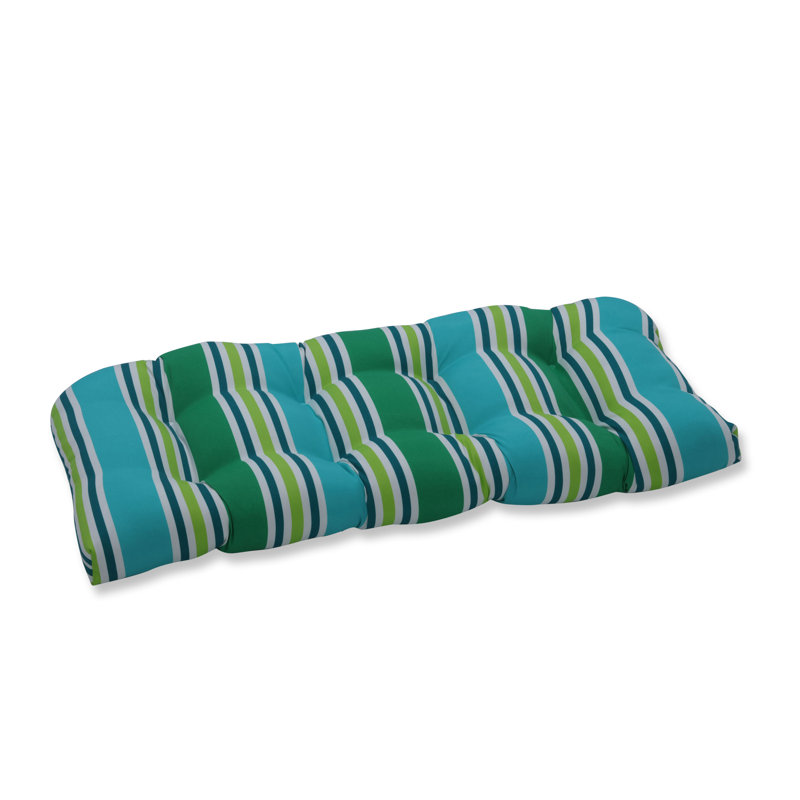 Coussin de causeuse / canapé Dmitris, Turquoise / Vert