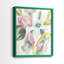 Impression encadrée florale Fresco I-Premium - prête à être accrochée - aucun clou requis - aucun clou requis-50896628-50896629