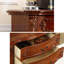 Buffet en noyer massif et bois manufacturé
