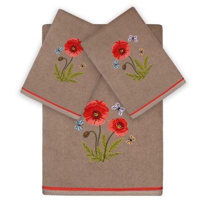 3 Piece Turkish Cotton Towel Set