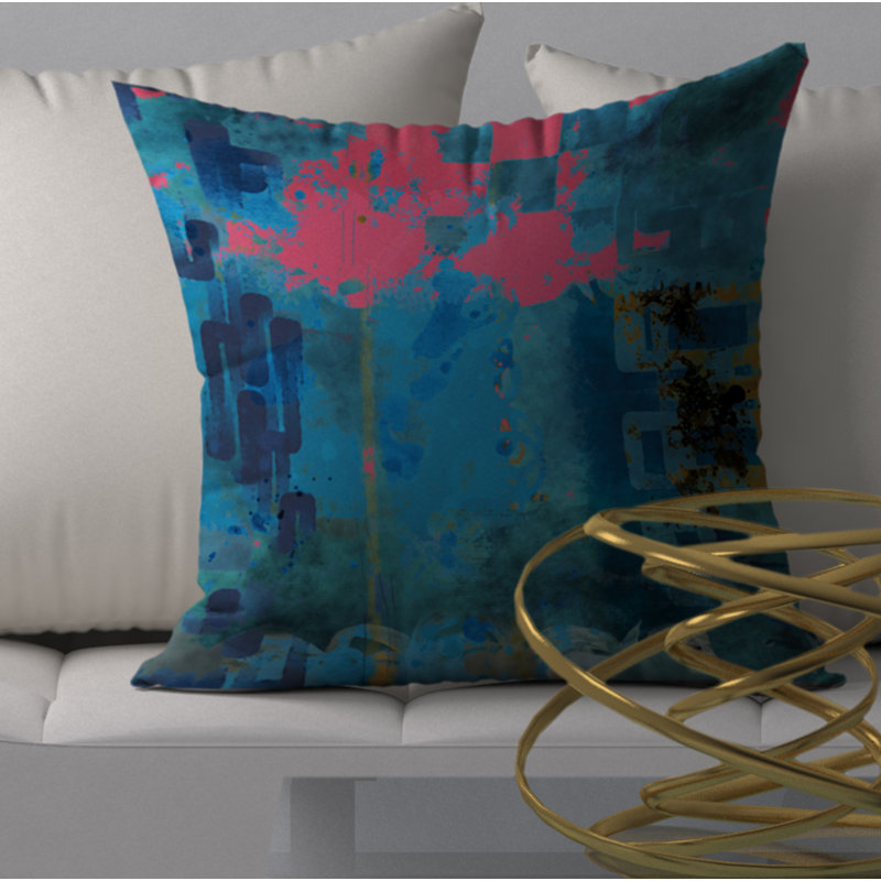  Housse et insert d'oreiller carré en plomb, 18" x 18"