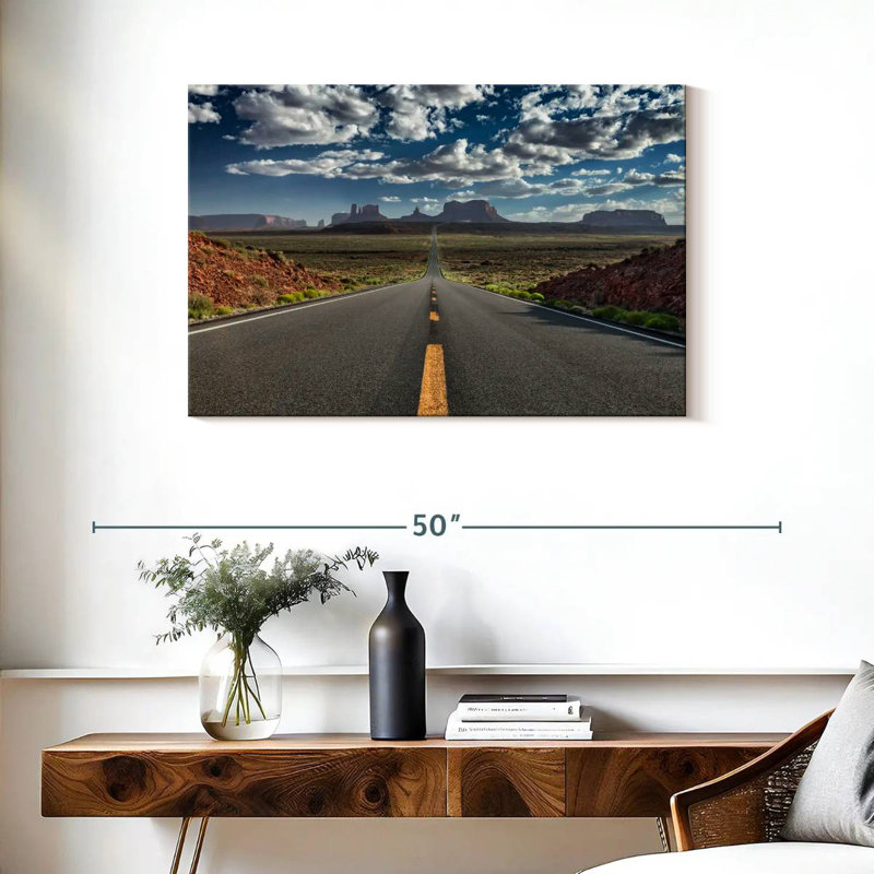 Mehar Forrest Gump Road Monument Valley, 24" H x 36" W