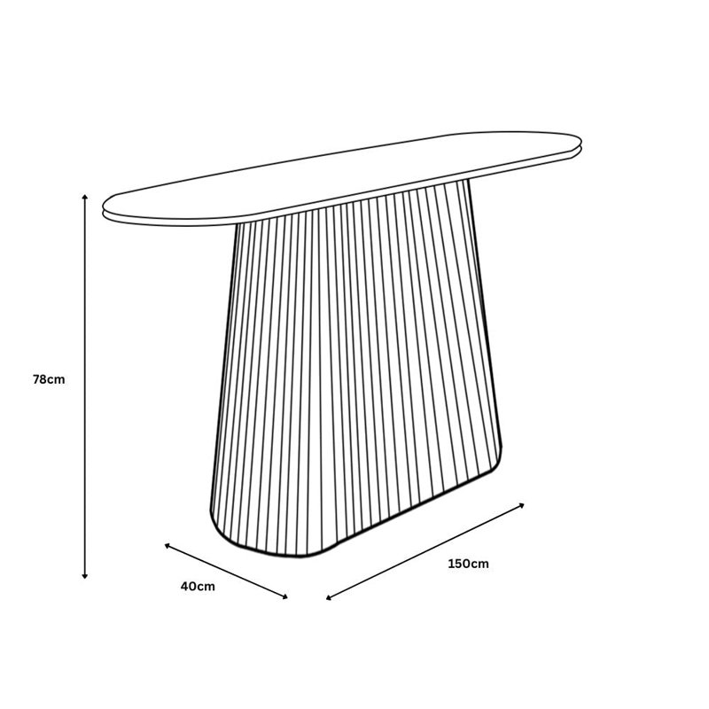 Athens 150cm Console Table