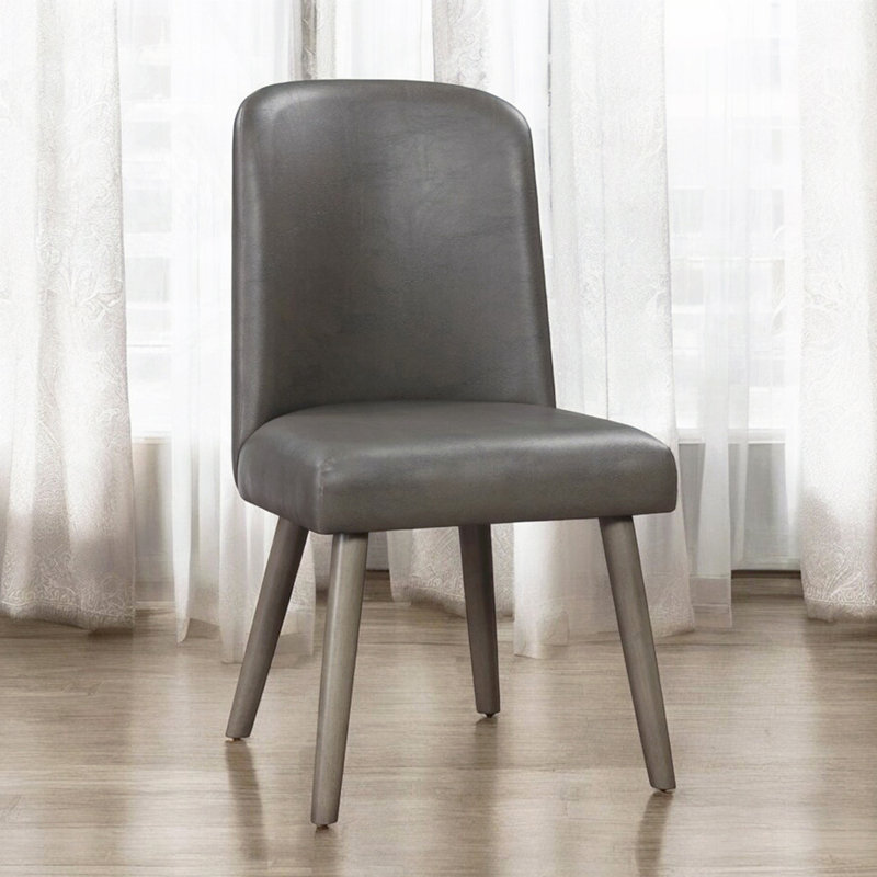 Chaises d'appoint rembourrées en cuir de polyuréthane
