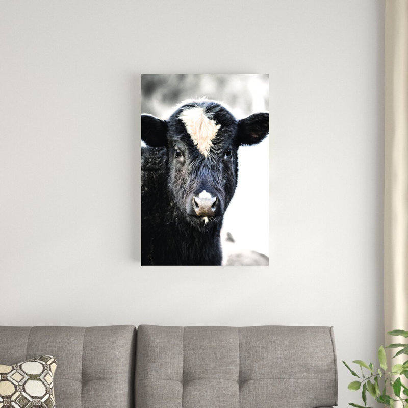 Petite vache - imprimé, H 30 po x l 20 po