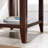 Laurent Solid + Manufactured Wood End Table with Drawer & Locking Compartment in Chocolate Cherry
