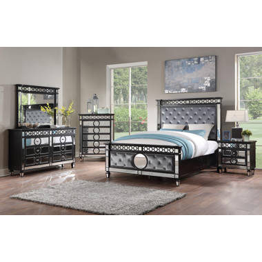 Liveasy Furniture 5-Piece Grey Finish Louis Philippe Furniture Queen Size  Bedroom Set. Bed, Dresser,…See more Liveasy Furniture 5-Piece Grey Finish