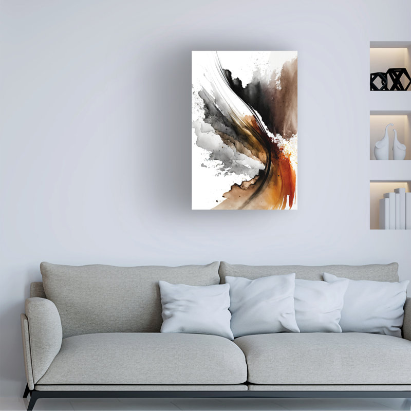 Mauro  Earthy Abstraction Canvas Art