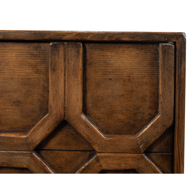 Becket 74'' W Solid Wood Sideboard, Brown