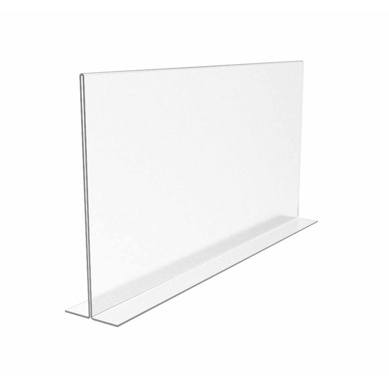 Porte-affiche pour dessus de table Cadre de tente de table horizontale