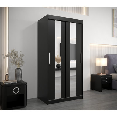 Abdurahmon 2 Door Manufactured Wood Wardrobe