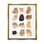«Hipster Hamsters In Glasses Floater Frame» par Hanna Melin sur toile