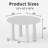 Caitlyn Soild Wood Round Dining Table with Four Leg-277632222-277632221