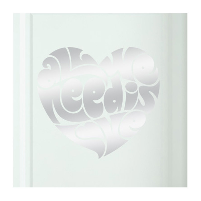 Wall Decal, Shiny Silver