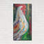 «Ruffled Royalty» par Estelle Grengs, art mural en métal, 12 po x 24 po-407121449