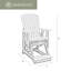 Fauteuil oscillant sur une base-584728155