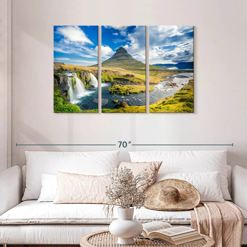 Alvord Towering Kirkjufell Mountain, 28" H x 45" W