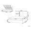Ottoman Bed Fabric LAGORD 200 cm Taupe-259201786-259201787