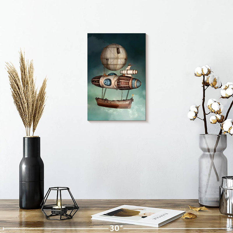 Mehar Steampunk Airship, 12" H x 8" W