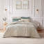 Ensemble de literie très luxueux pour très grand lit / très grand lit, housse de couette en velours avec coussin décoratif, champagne