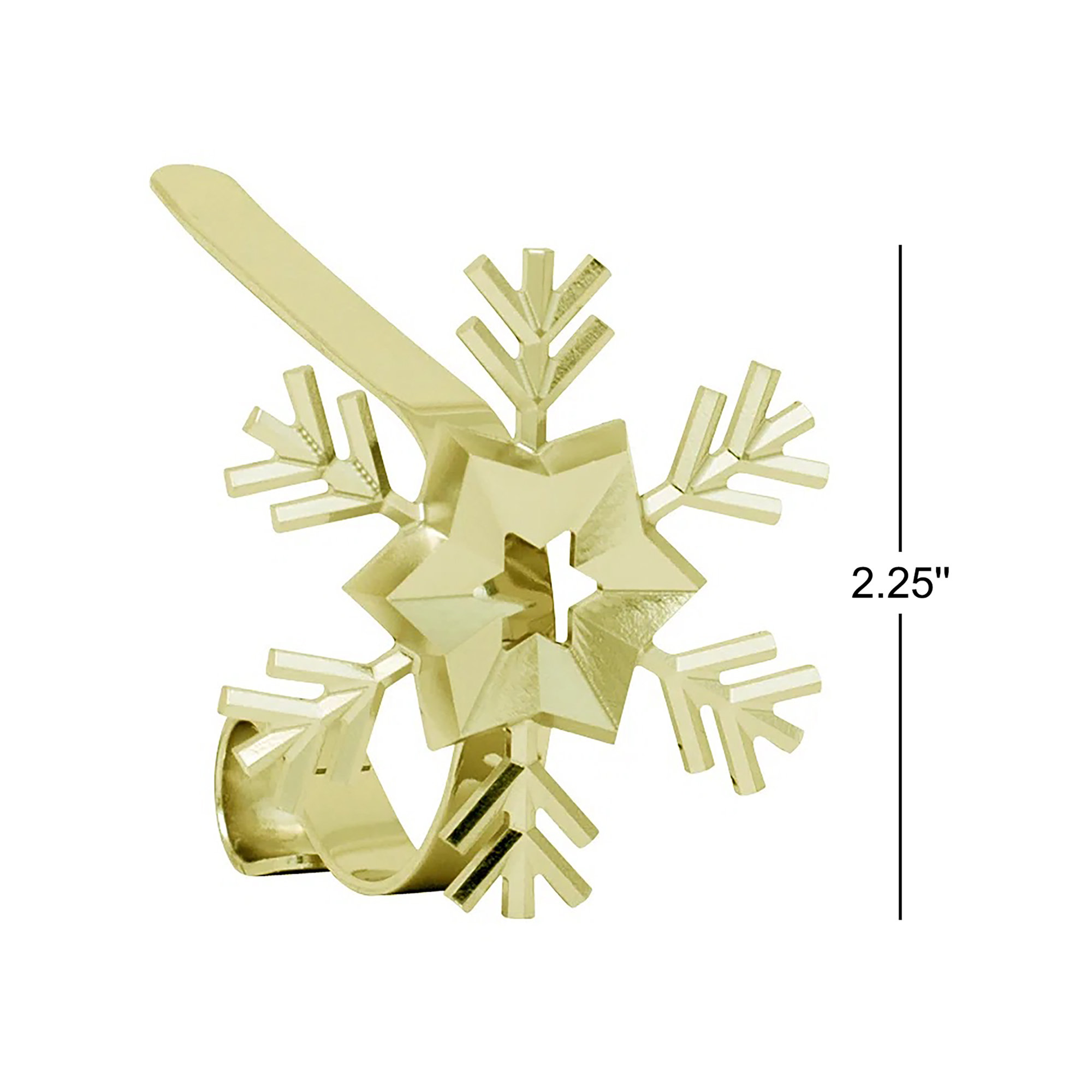 Original MantleClips™ Stocking Holder, Gold