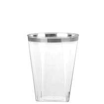 10 oz. Premium Clear Hard Disposable Plastic Cups. - 200 ct