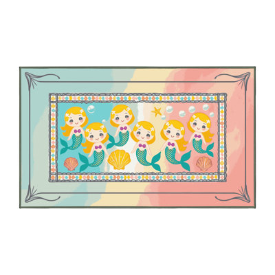 Tapis pour enfants Sunside Sails Mermaids Ocean