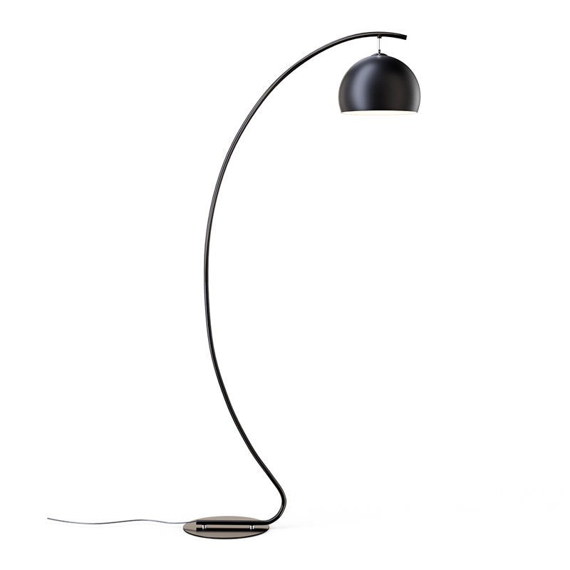 180cm Polished Torchiere Floor Lamp with USB and Outlet