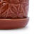 Handmade Ceramic Flower Pot With Leaf Pattern, 6 & 8 Inch Diameter, Rust-Red Color For Orchids, Indoor/Outdoor Use On Windowsills & Bookshelves, Breathable Clay With Saucer-208360643
