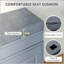 Modern Shoe Rack Bench for Entryway, Storage Organizer with Cushion, 2 Drawers, Adjustable Shelf