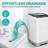 Compact 2-In-1 Portable Washing Machine With Spin Dryer - 20 Lbs Capacity With Smart Control Panel-121937306