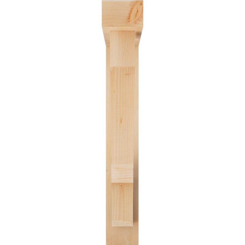 Support de bloc Balboa avec entretoise décalée, 38 x 30, Sapin Douglas de l 5 1/2 po (lisse)