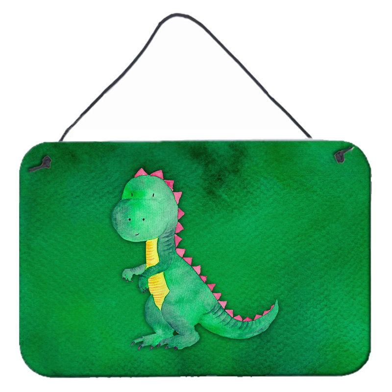 Décoration murale aquarelle tyrannosaure rex