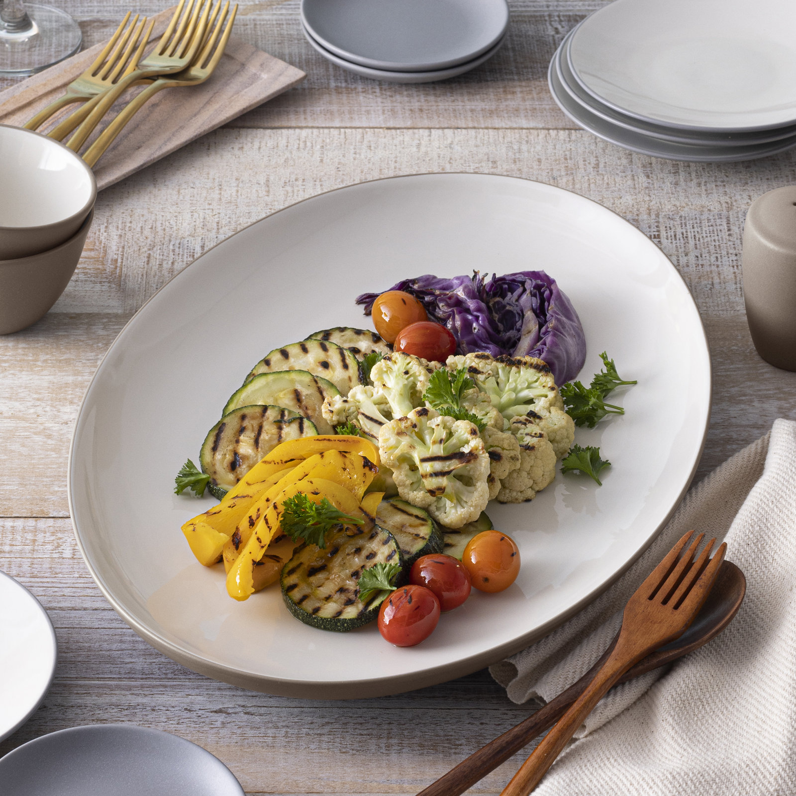 Noritake Colorwave Oval Platter, Cream