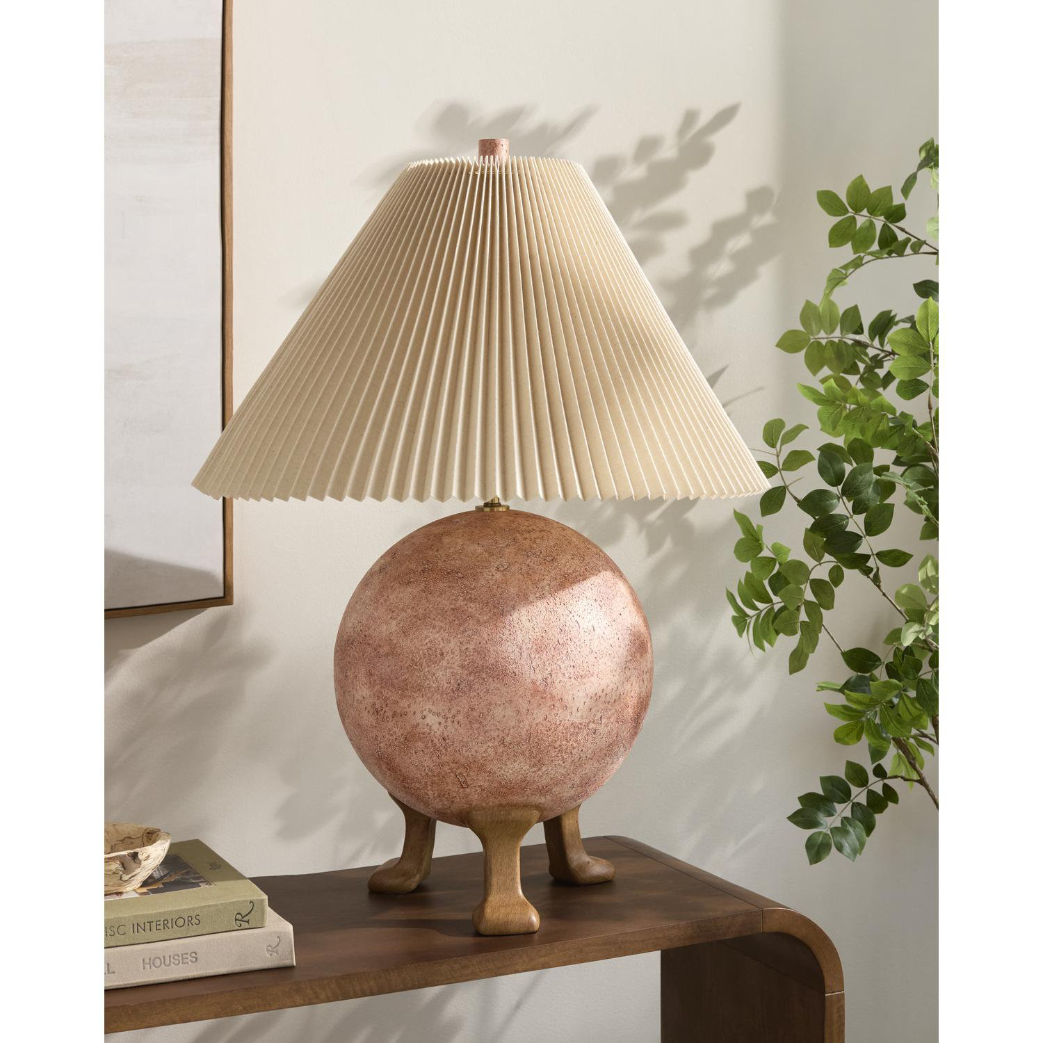 Chakera Table Lamp, Blush