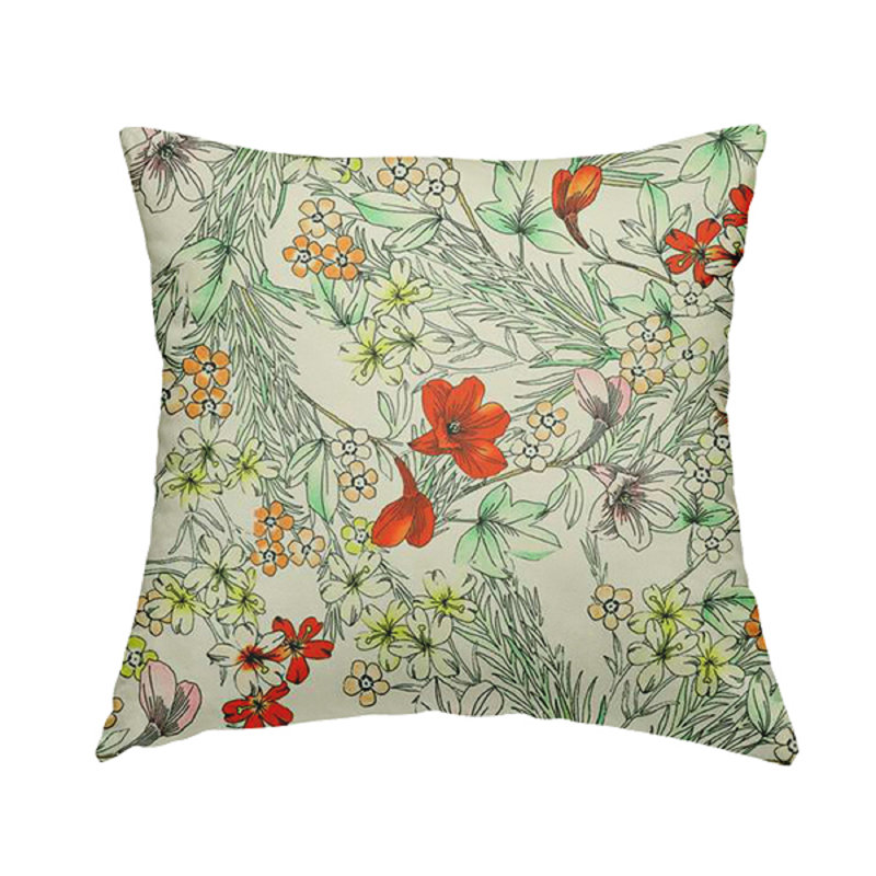 Lindenfield Floral Rectangular Cushion